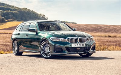 4k, alpina b3 gt touring, camino, sintonización, 2026 coches, g21, bmw serie 3 turismo, especificaciones del reino unido, bmw m3 g21, exterior, bmw m3 touring 2026, coches alemanes, bmw, alpina