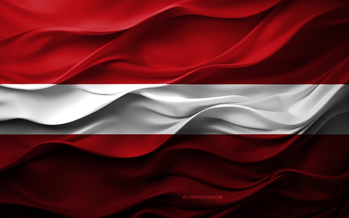 4k, bandera de letonia, países europeos, bandera 3d de letonia, europa, textura 3d, día de letonia, símbolos nacionales, arte 3d, letonia