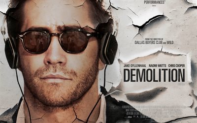 Davis, poster, 4k, Demolition, Jake Gyllenhaal