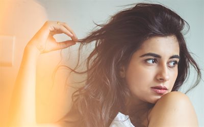 4k, Kanupriya Gupta, bokeh, indian actress, Bollywood, beauty, pictures with Kanupriya Gupta, brunette woman, popular actress, indian celebrity, Kanupriya Gupta photoshoot