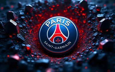 4k, पेरिस सेंट जर्मेन 3डी लोगो, नीली 3d पृष्ठभूमि, लीग 1, फुटबॉल, पीएसजी लोगो, फ़ुटबॉल, पीएसजी, पेरिस सेंट जर्मेन, फ्रेंच फुटबॉल क्लब, पेरिस सेंट जर्मेन लोगो, पेरिस सेंट जर्मेन एफसी