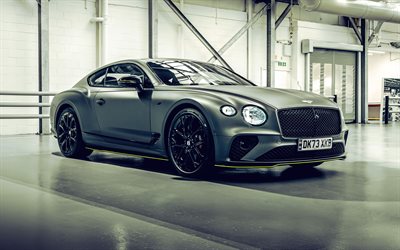 bentley continental gt, 4k, ajuste, 2023 carros, supercarros, carros de luxo, bentley