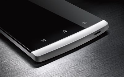 smartphone Oppo Find 7, in bianco e nero foto