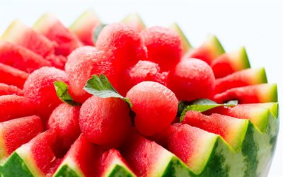 vattenmelon, frukt, kavun, frukterna