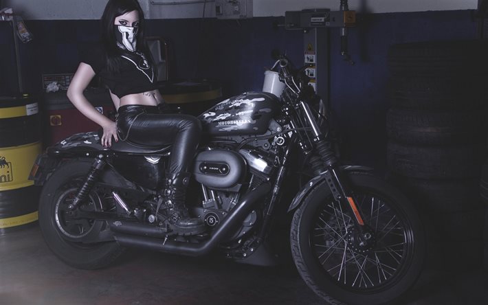 harley-davidson, cool motorcycle