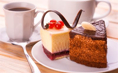케이크, 사진, 초콜릿, 과, 붉은 커런트, 치즈 케이크