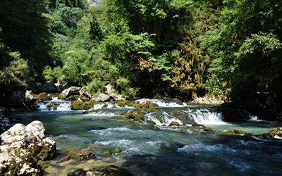Abhazya, dağ nehir, doğa dağlar