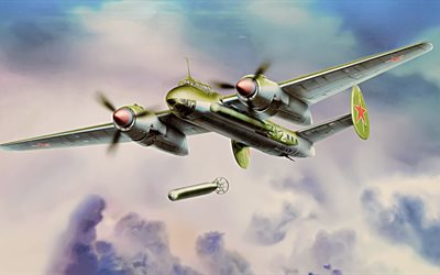 Sovyet bombardıman uçağı, tu-2, tupolev