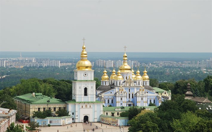 kiev, st michael Katedrali, Ukrayna, kiev fotoğrafları