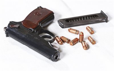 the makarov pistol, photo pistols, weapons