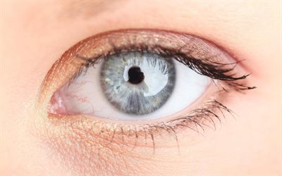 la foto de los ojos, los ojos, oftalmología, macro, ojos femeninos