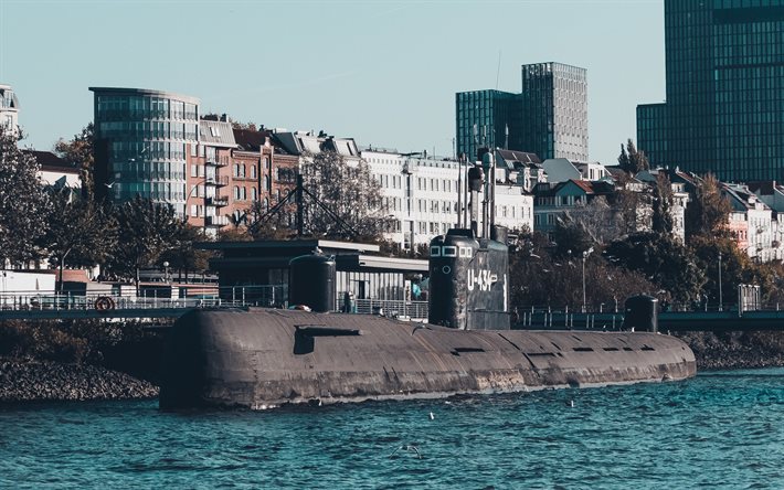 u-434, b-515, som, sottomarino, amburgo