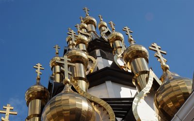 goldene kuppeln, der orthodoxie