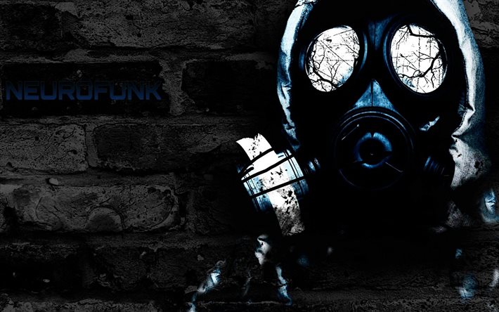 neurofunk, music, drum and bass, the mask