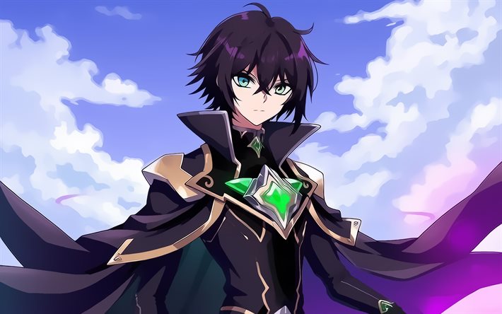 lelouch lamperouge, código geass, personaje principal, manga, personajes de anime, manga japonés, código de caracteres de geass