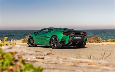 2025, lamborghini temerario, arrière vue, extérieur, supercar, temerario vert, supercars italiennes, lamborghini