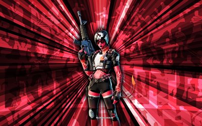 4k, dinamo del derby llameante, fondo de rayos rojos, diseño de dinamo del derby llameante, derby llameante dinamo fortnite, arte abstracto, diseño de dinamo del derby llameante de fortnite, personajes fortnite, fortnite, arte creativo