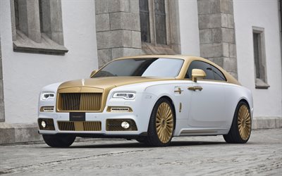 Rolls Royce Wraith, 2016 voitures, Mansory, tuning, Édition de Palm 999, des voitures de luxe