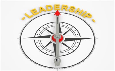 Leadership, 4k, business concepts, 3d compass, Leadership arrow, golden compass, leadership goal, leadership path