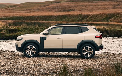 2026, dacia duster, 4k, vista frontal, exterior, cruces, dacia duster beige, nuevo dacia duster 2026, renault duster 2026, dacia