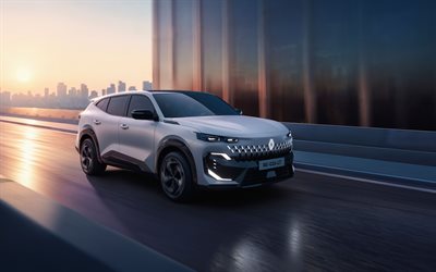2026, renault filante, 4k, ön görünüm, dış, hibrit geçiş, beyaz renault filante, yeni renault filante 2026, fransız arabaları, renault