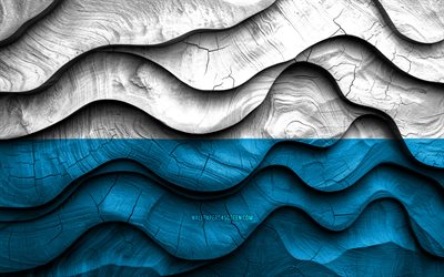 4k, bayerns flagga, tysklands stater, trä 3d  vågor flaggor, bayerns dag, bayerns flagg, tyskland, bayern träflagga, bayerns stat, europa, tyska stater, bayern