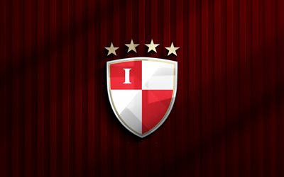 4k, Busan IPark 3D logo, K League 2, red 3D background, soccer, Busan IPark emblem, Busan IPark logo, Busan IPark, football, South Korean football club, Busan IPark FC