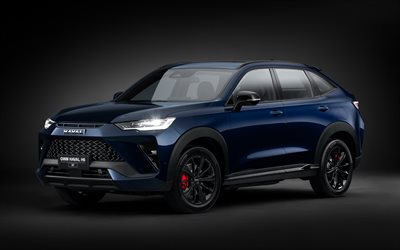 جي دبليو إم هافال h6 gt phev, 4k, studio, 2026 سيارة, المصابيح الأمامية, جي دبليو إم هافال h6 جي تي, الخارج, 2026 جي دبليو إم هافال h6 جي تي, السيارات الصينية, محرك جريت وول