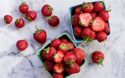 strawberry, berry, fruit, plate of strawberries