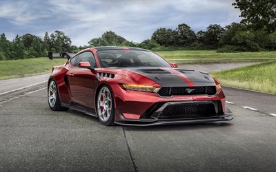 ford mustang gtd, 4k, réglage, 2025 voitures, trame, supercars, voitures musculaires, 2025 ford mustang, voitures américaines, ford mustang, gué