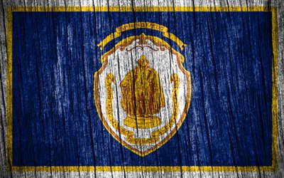 4K, Flag of Springfield, american cities, Day of Springfield, USA, wooden texture flags, Springfield flag, Springfield, State of Massachusetts, cities of Massachusetts, US cities, Springfield Massachusetts