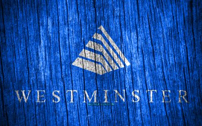 4K, Flag of Westminster, american cities, Day of Westminster, USA, wooden texture flags, Westminster flag, Westminster, State of Colorado, cities of Colorado, US cities, Westminster Colorado