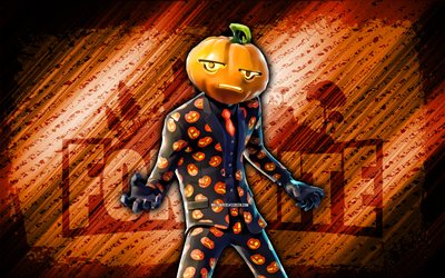 jack gourdon fortnite, 4k, sfondo diagonale arancione, arte grunge, fortnite, opera d arte, jack gourdon skin, personaggi fortnite, jack gourdon, fortnite jack gourdon skin