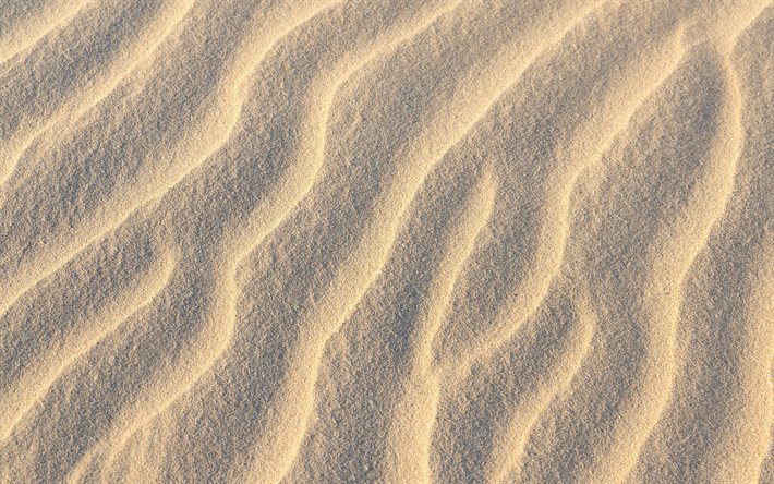 hiekkaaallon rakenne, aavikko, hiekan tausta, hiekan rakenne, aaltotausta, ranta, kesä