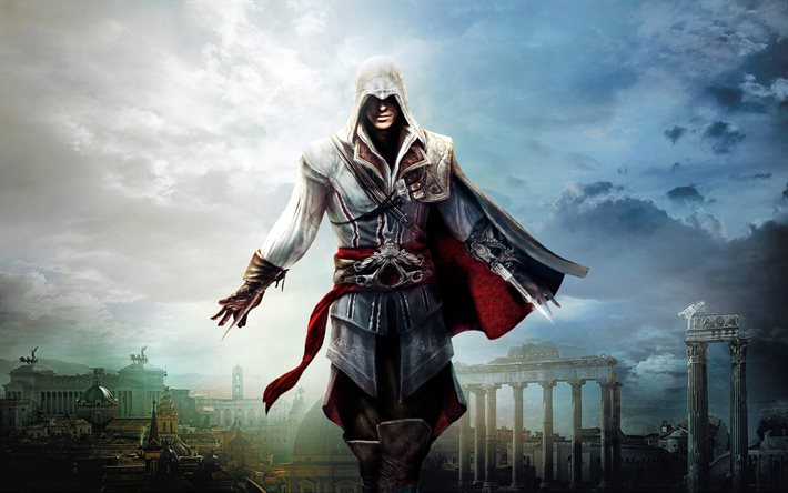 Ezio, caratteri, Assassins Creed