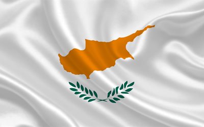 republiken cypern, cypern, cyperns flagga, flagga