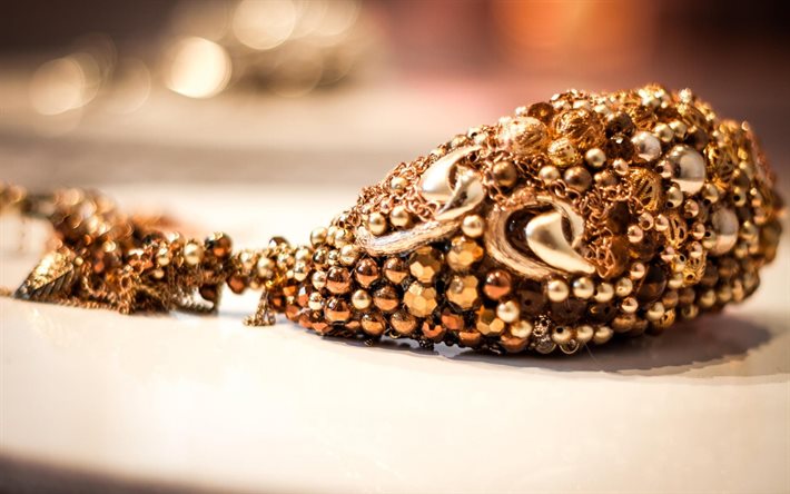 gold, photo, golden pendant, beautiful decoration, jewel, beautiful embellishment