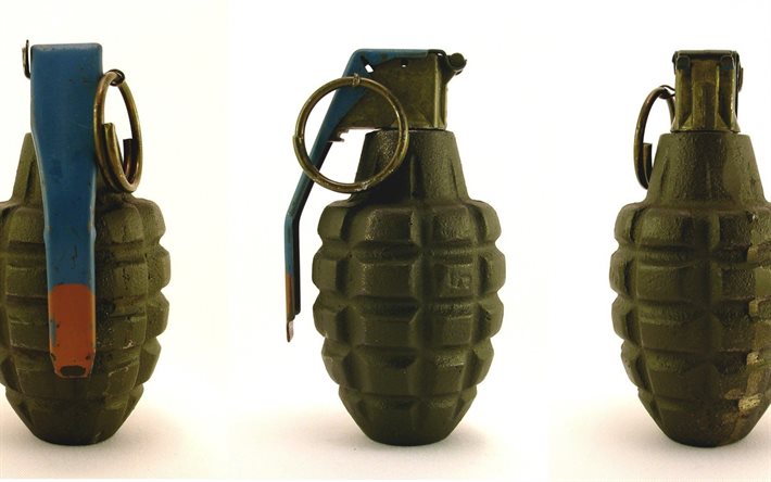 les grenades à main, photo