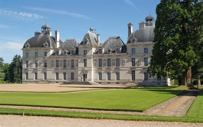 francia, serrature, il castello di cheverny, il château de cheverny