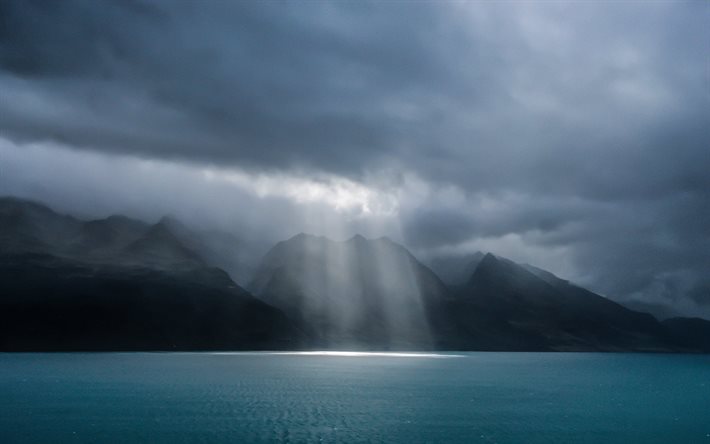 झील wakatipu, wakatipu, न्यूजीलैंड, आशा की एक किरण, क्वीन्सटाउन
