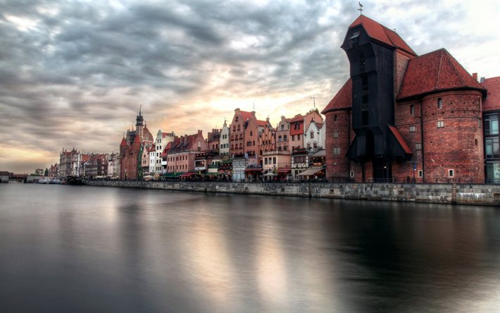 gdansk, polonia, los países bálticos mar