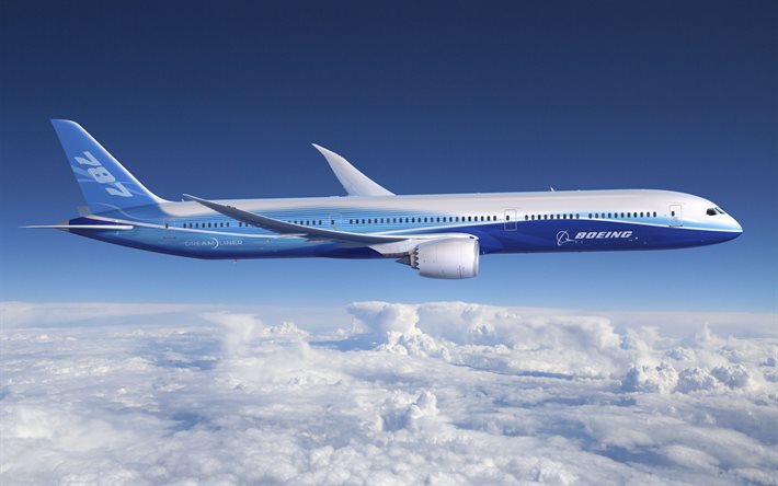 aviões de passageiros, boeing 787, foto