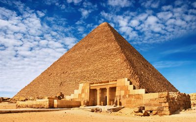 ägypten, pyramide, pyramiden von ägypten