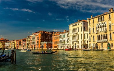 grand canal, İtalya, Venedik, Büyük Kanal