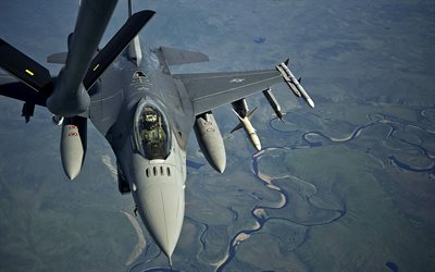 전투기, f-16, 싸움 falcon, 사진의 전투기