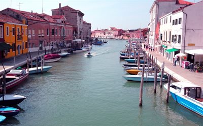 venecia, la foto de venecia, italia, la isla de murano