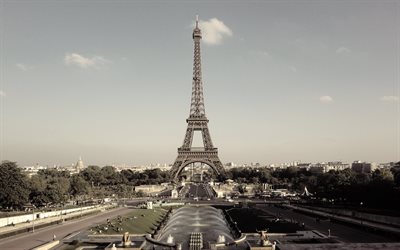 paris, eiffel tower, france