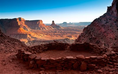 el rock, el parque nacional de canyonlands, estados unidos, utah