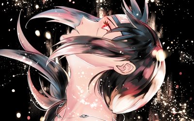 Itachi Uchiha, red eyes, Naruto, Uchiha clan, manga, Naruto characters, protagonist, abstract art, Uchiha Itachi, artwork, Itachi Uchiha Naruto