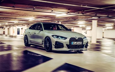 AC Schnitzer ACS4 Gran Coupe, 4k, parking, 2022 cars, G26, tuning, AC Schnitzer, BMW G26, BMW 4 Series Gran Coupe, german cars, BMW